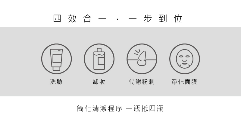 四效合一 簡化洗臉程序